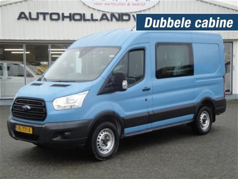 Ford Transit - 2.2 TDCI 92KW 125PK DC DUBBELE CABINE L2H2 NAVIGATIE/ ELEC RAMEN - 1