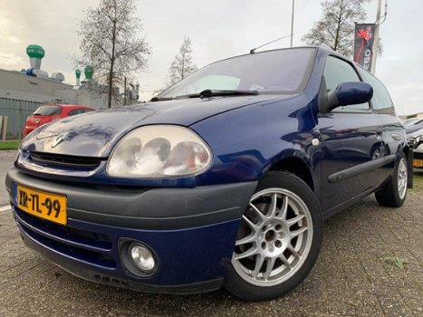 Renault Clio - 1.6-16V Airco APK Elek. Ramen Centr. Verg. Blauw - 1