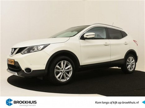 Nissan Qashqai - 1.6 dCi Tekna Automaat | Panodak | Leder | 360 Camera | Navi | Trekhaak | Stoelverw - 1