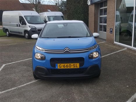 Citroën C3 - 1.2 PureTech 82pk S&S Feel BLAUW WIT DAK, AIRCO, PARKEERHULP, BLUETOOTH WEINIG KM'S DEM - 1