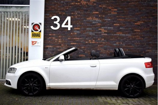 Audi A3 Cabriolet - 2.0 TDI S LINE NAVI LEDER SPORTSTOELEN CRUISE - 1