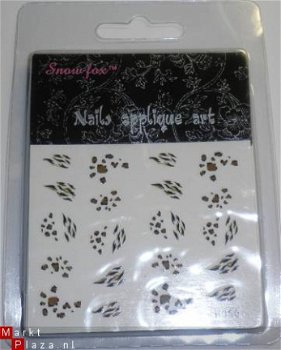 Nagel water Stickers bloem H060 Decals nail art dier panter - 1