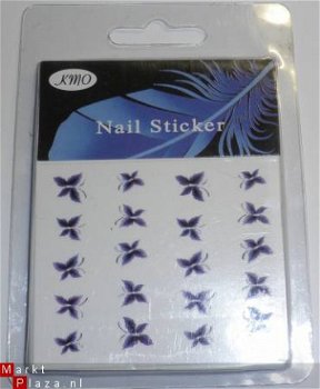 Nagel water Stickers bloem H71 Decals nail art gekleurd - 1