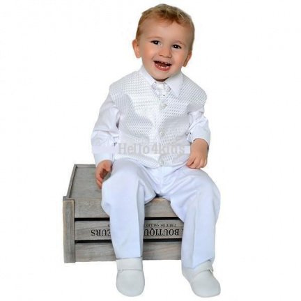 baby kostuumpje bruidsjonker kleding dooppakje banjer - Afbeelding 5