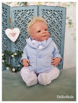 baby kostuumpje bruidsjonker kleding dooppakje banjer - Afbeelding 6