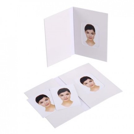 Pasfotomapjes Wit 100 St - Afbeelding 2
