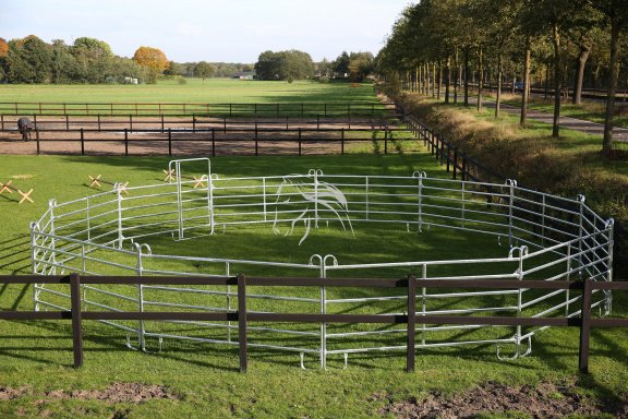 Veld Omheiningen COMPLEET Roundpen Longeercirkel Texas Panel - Afbeelding 5