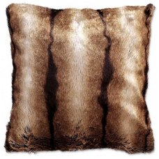 Laatste Bont Kussen fake fur Brisbane 45x45 cm