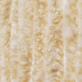Vliegengordijn kattenstaart wit / beige 90 x 220 cm - 1