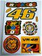 Sticker vel Rossi - Team Fiat Yamaha - Valentino - 46 - 2 - Thumbnail