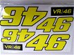 Sticker vel Rossi - Team Fiat Yamaha - Valentino - 46 - 3 - Thumbnail