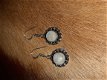 Handgemaakte zwaar verzilverde Maansteen oorbellen 11 - 1 - Thumbnail