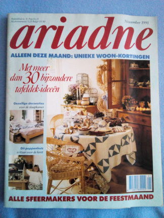 Ariadne nummer 11, november 1991 - nr. 1
