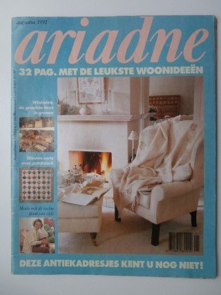 Ariadne nummer 8, augustus 1991 + 2 merklappen - nr. 1