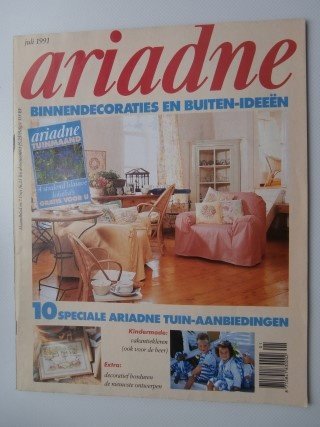 Ariadne nr 7, juli 1991 + schelpenmerklap + patroon trouwjurk - nr. 1