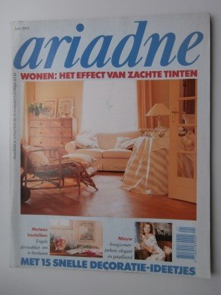 Ariadne nummer 6, juni 1991 + veel borduurpatronen - nr. 1