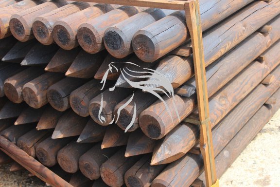 Veld Omheiningen, weidepalen, omheining, afrastering, paard - Afbeelding 2