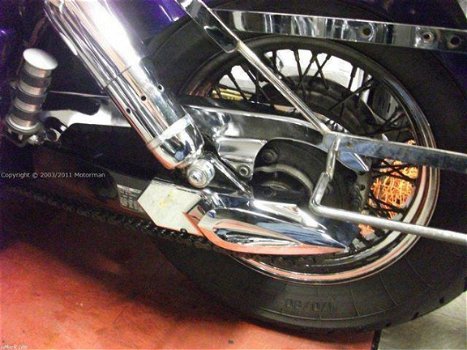 Achterbrug Covers Honda VT 750 DC Black Widow per paar - 1