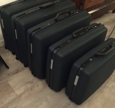 Verkocht ❤️ Set van 5 vintage Samsonite koffers - Afbeelding 2