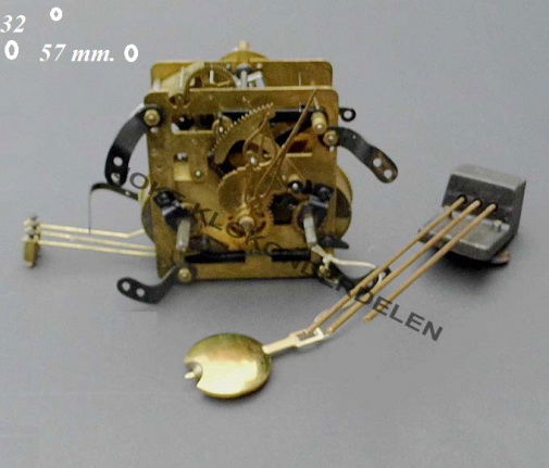=== Uurwerk = FHS - 12 cm. = gebruikt === 41543 - nr. 1