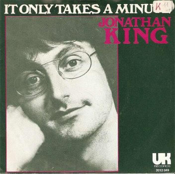 Singel Jonathan King - It only takes a minute / Last June, this June - 1