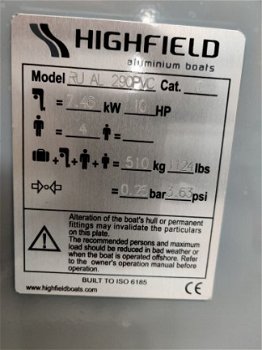 Highfield Roll-up 290 Aluminium PVC ACTIE! - 7