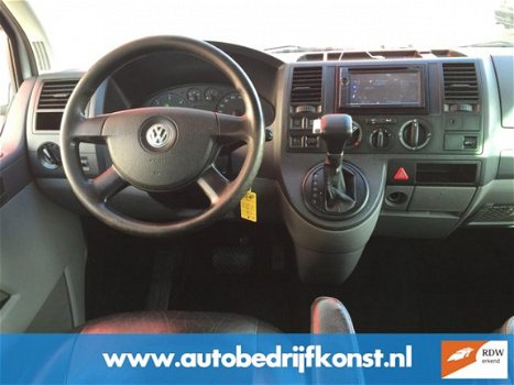 Volkswagen Transporter - 2.5 TDI 340 Trendline DC L2 H1VERLENGD AIRCO AUTOMAAT DUBBEL CABINE LEER - 1