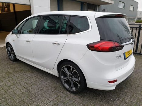 Opel Zafira Tourer - 1.4 Turbo Cosmo OPC LINE Clima Leder Navigatie Panoramdak Pdc - 1