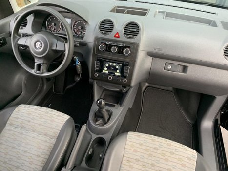 Volkswagen Caddy - 1.6 TDI AIRCO 109750KM CRUISE ZWART 2012 BPM VRIJ - 1