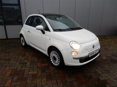 Fiat 500 - 1.2 Lounge Panoramadak Bluetooth Airco 80000km 1e Eigenaar - 1