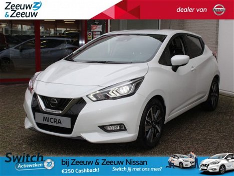 Nissan Micra - 1.0 IG-T Tekna VOORDEEL TOT 5600, = | MEEST LUXE UITVOERING | BOSE SOUND | LMV | AUT - 1