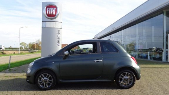 Fiat 500 - 0.9 TwinAir T Rockstar Navi | climat | matte lak - 1