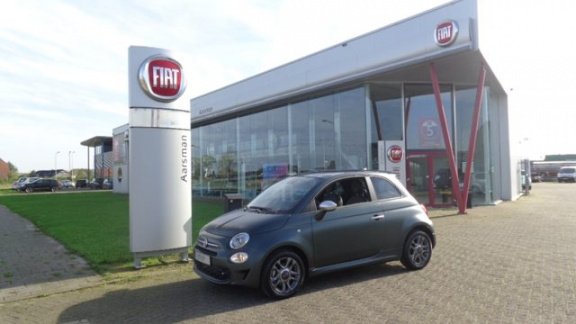 Fiat 500 - 0.9 TwinAir T Rockstar Navi | climat | matte lak - 1