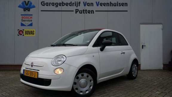 Fiat 500 C - 1.2 69pk Cabriolet Pop Elek.pakket Radio/cd/Aux *Nette Fiat* 87142km - 1