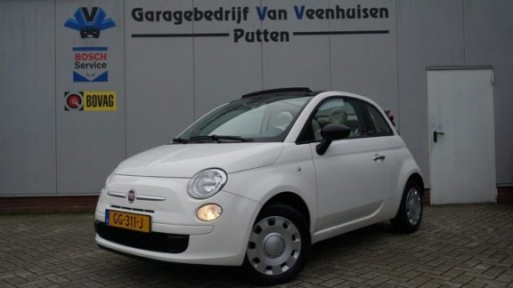 Fiat 500 C - 1.2 69pk Cabriolet Pop Elek.pakket Radio/cd/Aux *Nette Fiat* 87142km - 1