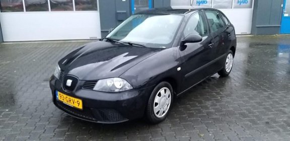 Seat Ibiza - 1.4 TDI Ecomotive 5drs airco zwart cruise - 1