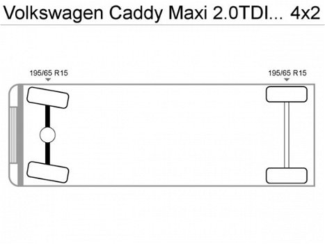 Volkswagen Caddy Maxi - 2.0TDI DSG > 2x Schuifdeur > Navi > Airco > L2H1 - 1