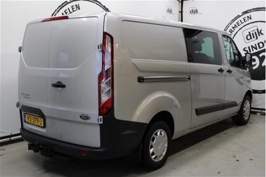 Ford Transit Custom - 290 2.2 TDCI 74KW L2H1 Trend LANG DC DUBBELE CABINE AIRCO NAVIGATIE CAMERA TRE - 1