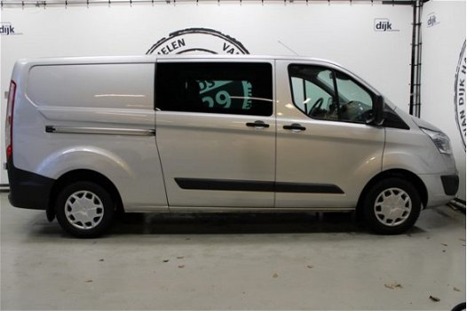 Ford Transit Custom - 290 2.2 TDCI 74KW L2H1 Trend LANG DC DUBBELE CABINE AIRCO NAVIGATIE CAMERA TRE - 1