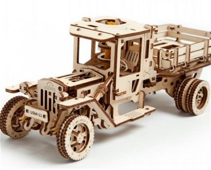 Houten bouwpakket Ugears truck UGM-11 34cm - 1