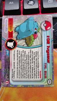 1999 Topps non-holo #02 IvysaurTV Animation Pokemon zwaar gebruikt - 2