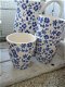 Brocante servies met klein blauw bloementje - 3 - Thumbnail