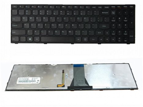 Lenovo Essential B50-30 G50-70 Z70-80 zwart frame toetsenbord 25214725 - 1