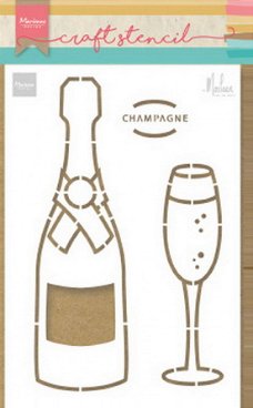 Marianne Design, Stencil - Champagne ; PS8051
