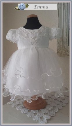 kinderbruidskleding Doop Feest bruidsmeisjes kleding Emma - nr. 1