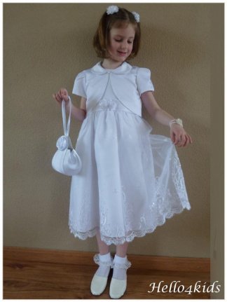 kinderbruidskleding Doop Feest bruidsmeisjes kleding Emma - Afbeelding 7