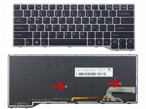 Fujitsu LifeBook E733 E734 E743 E744 Toetsenbord - 1