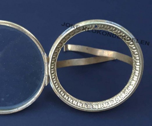 Franse pendule deur = geslepen vlak glas= 41548 - Afbeelding 2