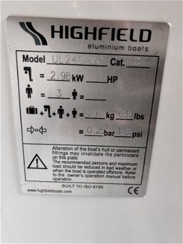 Highfield Ultralite 240 PVC Ø44 ACTIE! - 6