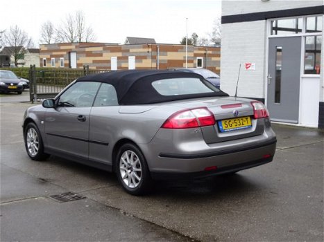 Saab 9-3 Cabrio - 1.8t Linear Airco, licht metalen velgen, automaat, parkeersensoren achter, lederen - 1